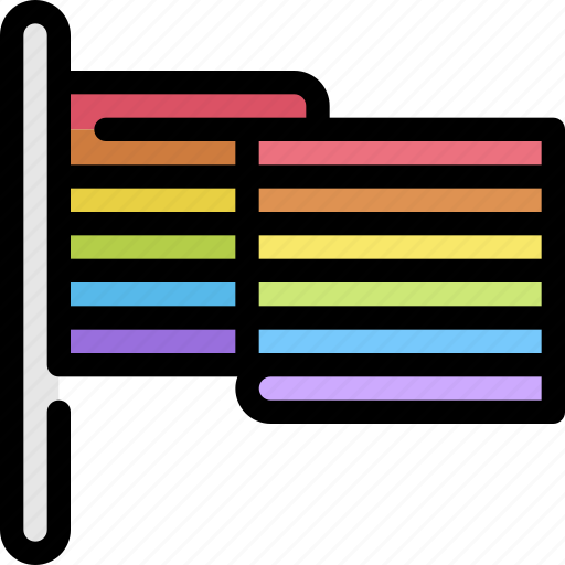 Flag, homosexual, lgbt, parade, party, pride, rainbow icon - Download on Iconfinder