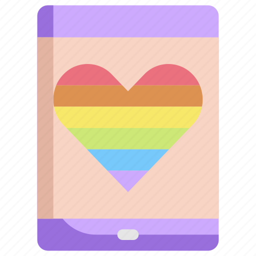 Cell, homosexual, lgbt, mobile, phone, pride icon - Download on Iconfinder