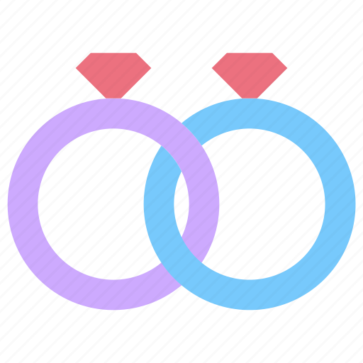 Homosexual, lgbt, marriage, pride, ring, wedding icon - Download on Iconfinder