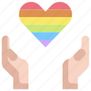heart, homosexual, lgbt, love, pride, rainbow