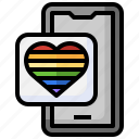 smartphone, sex, love, rainbow, technology