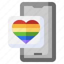 smartphone, sex, love, rainbow, technology
