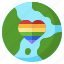 worldwide, pride, gay, globe, cultures 