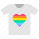 t, shirt, love, lgbt, homosexual, lesbian, gay, heart