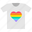 t, shirt, love, lgbt, homosexual, lesbian, gay, heart 