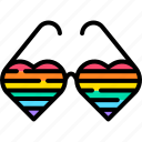 eyeglasses, rainbow, lgbt, fashion, pride, colorful, sunglasses