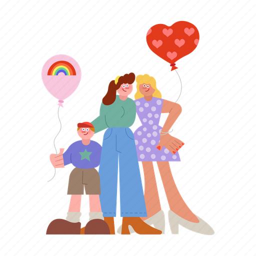 Family, transgender, festive, parent, lesbian, lgbtq, pride icon - Download on Iconfinder