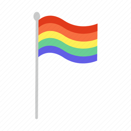 Pride flag, flag, rainbow, decoration, party, celebration, pride icon - Download on Iconfinder