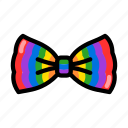 bowtie, pride, rainbow, colourful, gay, lgbt, lgbtq, lgbtq+, accessory
