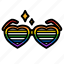 pride glasses, pride, gay, lgbt, lgbtq, accessory, fashion, shades, sunglasses 