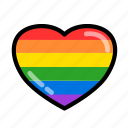 heart, pride, rainbow, gay, lesbian, queer, love, love heart, lgbt