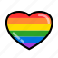 heart, pride, rainbow, gay, lesbian, queer, love, love heart, lgbt 