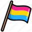 pansexual, pan, pride, flag, gender, lgbt, inclusive, lgbtq 