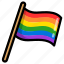 pride, gay, lgbt, lesbian, rainbow, love, homosexual, flag 