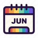 lgbt, calendar, june, pride month