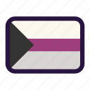lgbt, flag, demisexual