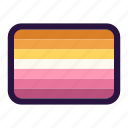 lgbt, lesbian, flag