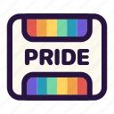 lgbt, pride, sign, rainbow