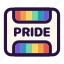 lgbt, pride, sign, rainbow 