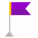 flag, pennant, point, violet