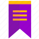 flag, lilac, pennant, violet
