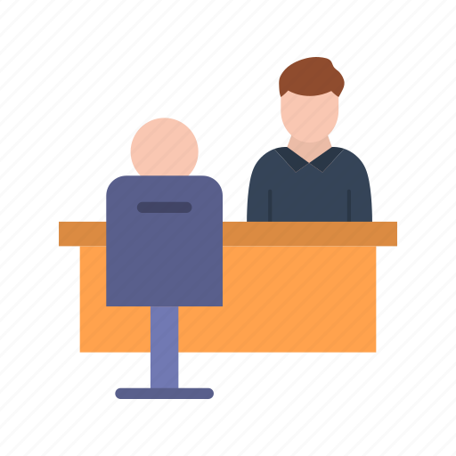 Interview, conference, meeting, employment, discussion, communication, evaluation icon - Download on Iconfinder