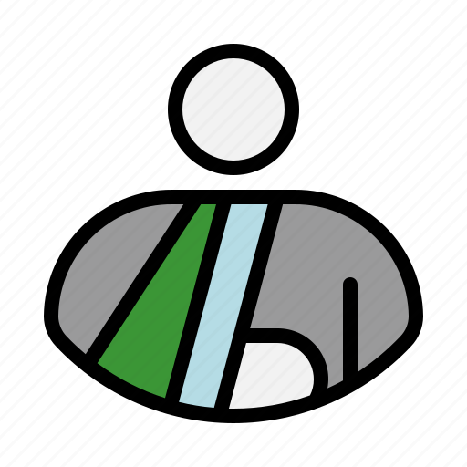 Injury, opd, patient, accident, victim icon - Download on Iconfinder