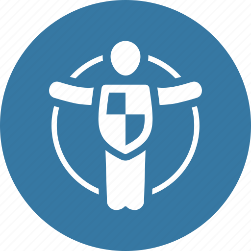 Life insurance, life protection, shield icon - Download on Iconfinder