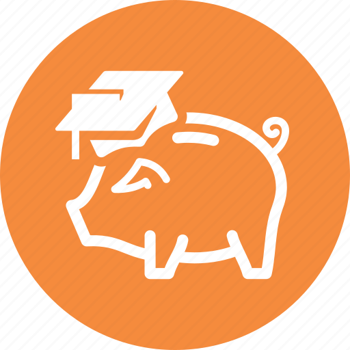 College savings, education, piggy bank icon - Download on Iconfinder