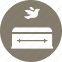 coffin, death, funerals insurance