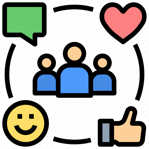 Community, marketing, customer, feedback, satisfaction, relation icon - Download on Iconfinder