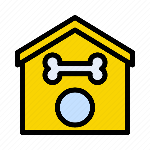Home, doghouse, lifestyle, bone, animal icon - Download on Iconfinder