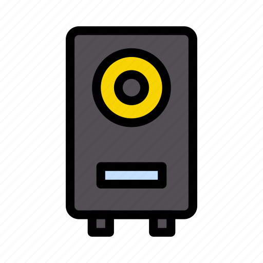 Audio, woofer, loud, speaker, lifestyle icon - Download on Iconfinder