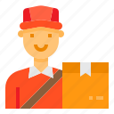 avatar, deliveryman, package, people, person 