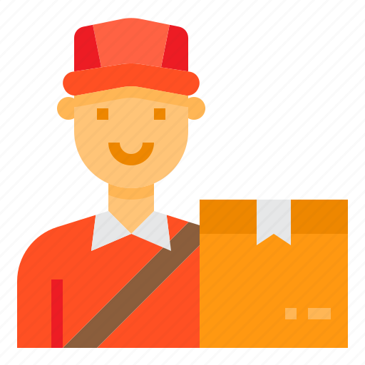 Avatar, deliveryman, package, people, person icon - Download on Iconfinder