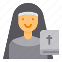 avatar, christian, nun, religion, woman 