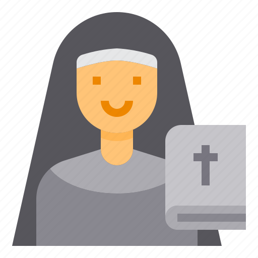 Avatar, christian, nun, religion, woman icon - Download on Iconfinder
