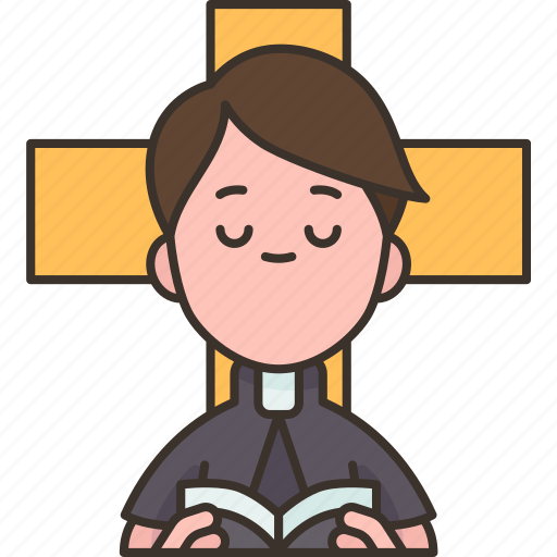Clergyman, priest, pastor, christian, church icon - Download on Iconfinder