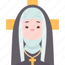 nun, catholic, sister, christian, faith