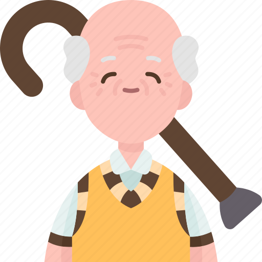 Pensioner, retire, senior, elderly, grandfather icon - Download on Iconfinder
