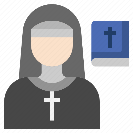 Nun, christian, occupation, job, religion icon - Download on Iconfinder