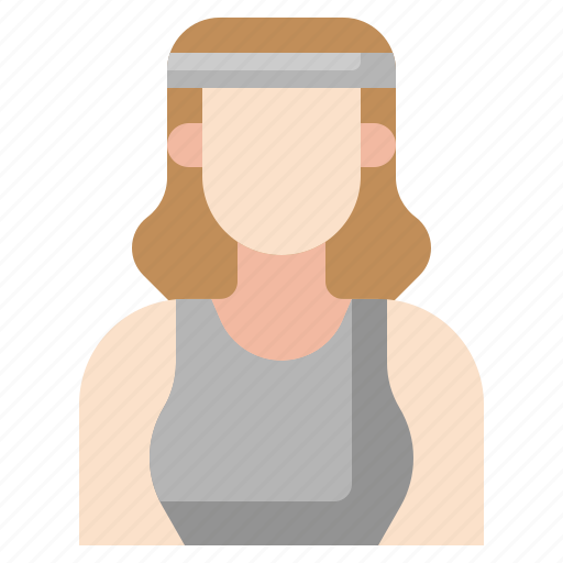Trainer, athlete, girl, woman, professions icon - Download on Iconfinder