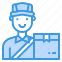 avatar, deliveryman, package, people, person 