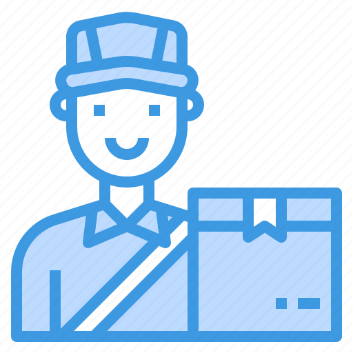Avatar, deliveryman, package, people, person icon - Download on Iconfinder