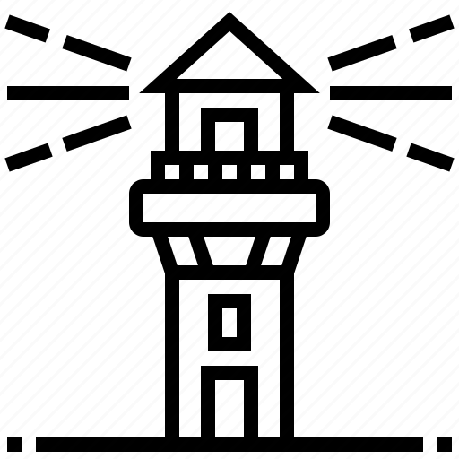 Building, lighthouse, navigation, rescue, tower icon - Download on Iconfinder