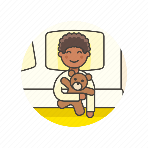 Bedtime, lifestyle, bear, boy, man, rest, sleep icon - Download on Iconfinder