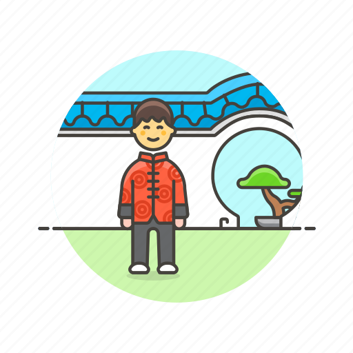 Chinese, lifestyle, outfit, style, culture, man, nature icon - Download on Iconfinder