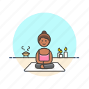 lifestyle, meditation, spa, candle, relax, yoga, zen