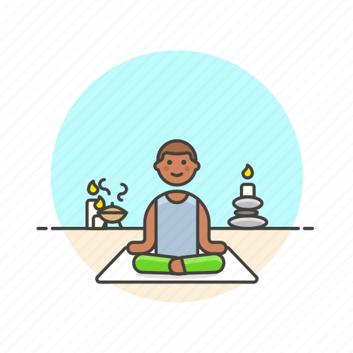 Lifestyle, meditation, spa, man, relax, yoga, zen icon - Download on Iconfinder