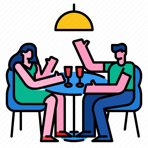 Dinner, eating, food, happy, lunch, restaurant icon - Download on Iconfinder